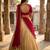 Beautiful South Indian Style Semi-stitched Half Saree with Embroidery Work Blouse and Dupatta for Women