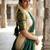 Beautiful South Indian Style Semi-Stitched Half Saree with Blouse and Dupatta for Women