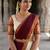 Beautiful South Indian Style Semi-Stitched Half Saree with Blouse and Dupatta for Women