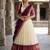 Beautiful South Indian Style Semi-Stitched Half Saree with Blouse and Dupatta for Women