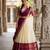 Beautiful South Indian Style Semi-Stitched Half Saree with Blouse and Dupatta for Women