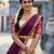 Beautiful South Indian Style Semi-Stitched Half Saree with Blouse and Dupatta for Women