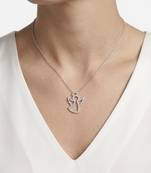 925 Sterling Silver CZ Angel Guardian Pendant Necklace Set for Women