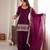 Women ethnic embroidered regular kurta with salwar & dupatta