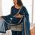 Women ethnic embroidered regular kurta with sharara & with dupatta
