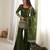 Women ethnic embroidered regular kurta with dupatta