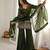 Women ethnic embroidered regular kurta with dupatta
