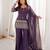 Women ethnic embroidered regular kurta with dupatta