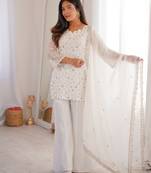 Designer salwar suit ready to wear kurta pant dupatta for women