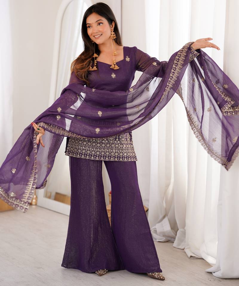 Designer salwar suit ready to wear kurta pant dupatta for women