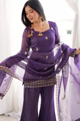 Designer salwar suit ready to wear kurta pant dupatta for women