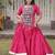Women's cotton embroidered lehenga choli- - free size