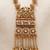 Antique gold plated long haar kundan necklace set