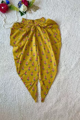 Girls floral kurti & dhoti