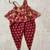 Maroon floral kurta set