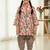 Pink floral kurta set