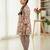 Pink floral kurta set