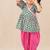 Lotus angrakha kurti set