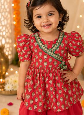 Red lotus angrakha set 2