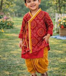 Krishna bandhej dhoti set