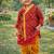 Krishna bandhej dhoti set
