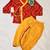 Krishna bandhej dhoti set