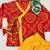 Krishna bandhej dhoti set