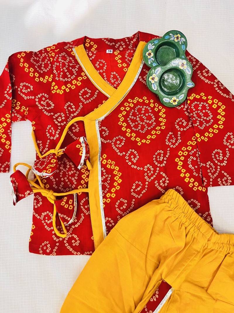 Krishna bandhej dhoti set
