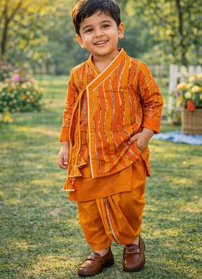 Krishna leheriya dhoti set 1