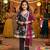 Blue floral kurta set