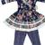 Blue floral kurta set