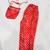Red jaipuri print kurta set