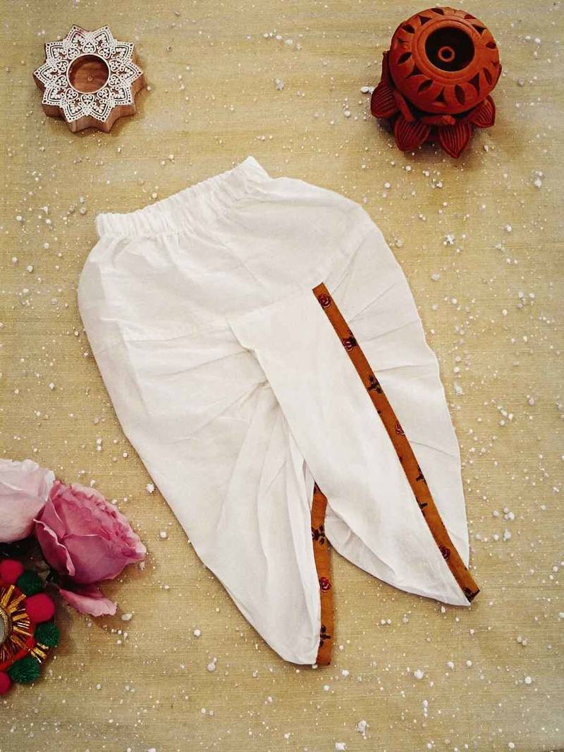 Mustard kurta dhoti set with jacket