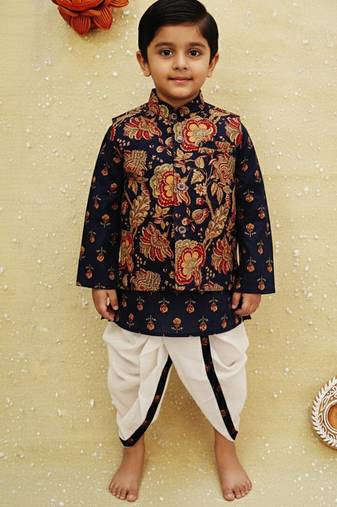 Kurta dhoti jacket set