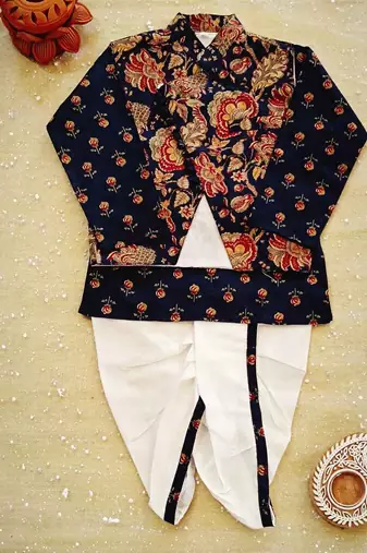 Kurta dhoti jacket set