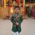 Printed kurta dhoti jacket set