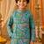Green boys kurta set