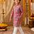 Red paisley boys kurta set