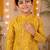 Yellow boota boys kurta set