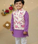 Lavender rose kurta set