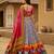Navratri Ajarakh Print Rayon Semi Stitched Lehenga Choli & Unstitched Blouse With Dupatta