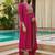 Women Ethnic Motifs Embroidered Empire Thread Work Kurta with Trousers & With Dupatta
