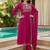 Women Ethnic Motifs Embroidered Empire Thread Work Kurta with Trousers & With Dupatta