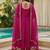 Women Ethnic Motifs Embroidered Empire Thread Work Kurta with Trousers & With Dupatta