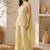 Women Ethnic Motifs Embroidered Regular Thread Work Kurta with Palazzos & With Dupatta
