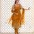 Women Ethnic Motifs Embroidered Scoop Neck Straight Kurta with Trousers & Dupatta