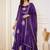 Women Floral Embroidered Empire Thread Work Kurta with Palazzos & With Dupatta