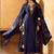 Women Ethnic Motifs Embroidered Regular Thread Work Chanderi Silk Kurta with Pyjamas & With Dupatta