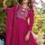 Women Ethnic Motifs Embroidered Empire Thread Work Kurta with Trousers & With Dupatta