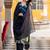 Leheriya Dyed V-Neck Pure Silk Straight Kurta With Trousers & Dupatta